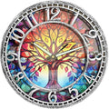 WANGIRO Tree of Life Wall Clock 12inch Silent Movement Clock Precise by WANGIRO