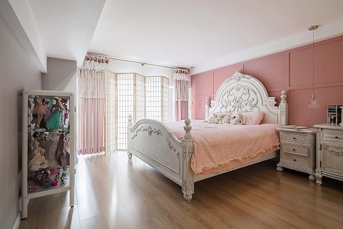 Dimoon 78.7''x17.7'' Pink Peel and Stick Wallpaper Contact Paper Modern Self - Image 5