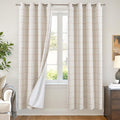 Lajode Linen Blackout Curtains for Living Room by Lajode