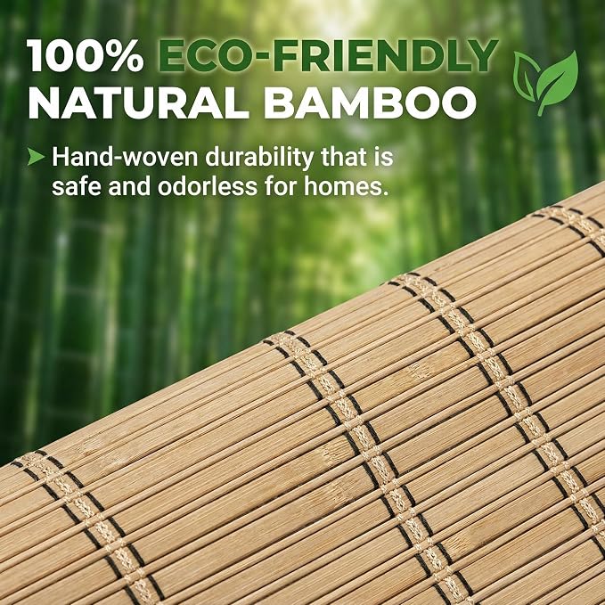Bamboo Blinds for Interior Windows, Custom Bamboo Shades for Indoor Windows - Image 5