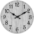 Wall Clock, 10 Inch Wall Clocks Battery Operated Silent Non Ticking, Country by HYLANDA