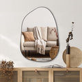 PERFNIQUE Irregular Wall Mirror Asymmetrical Mirror, Decorative Modern Wall by PERFNIQUE