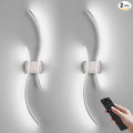 Battery Operated Wall Sconces Set of Two by KARTOOSH