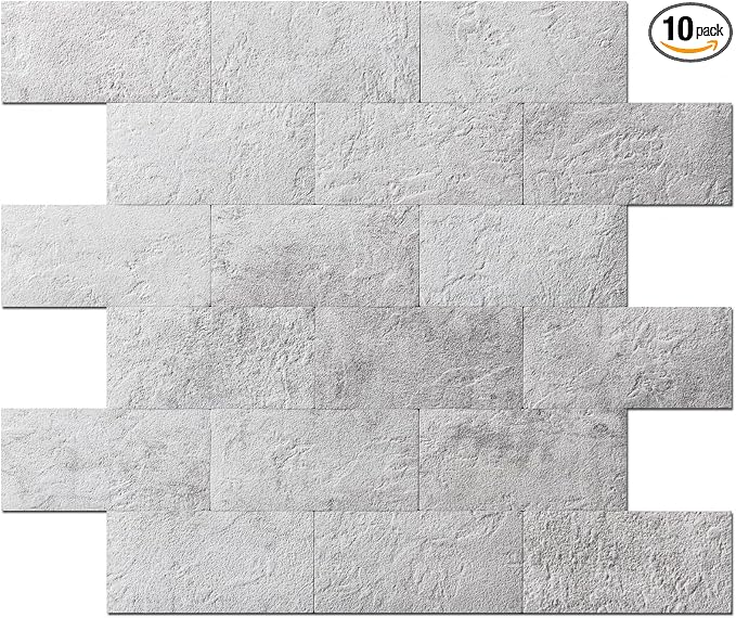Art3d 10-Pack Peel and Stick Backsplash Wall Tile by Art3d
