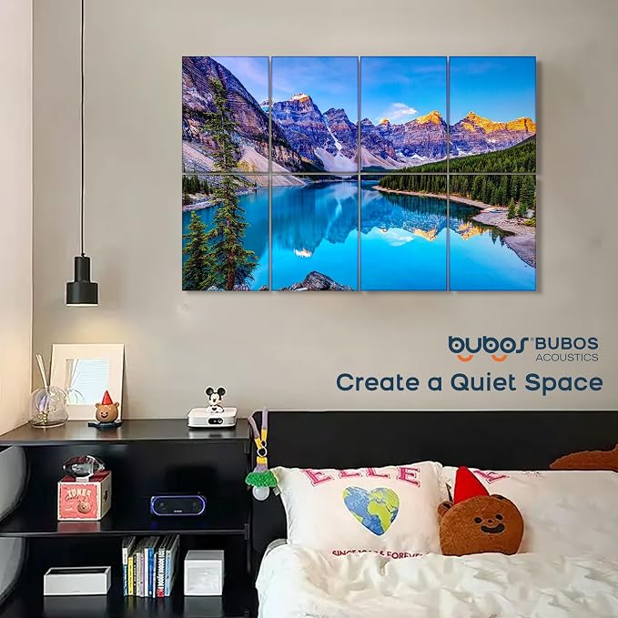 BUBOS 8 Pack Art Acoustic Panels, 47.2" x 31.4" Sound Absorbing Wall Decor - Image 6