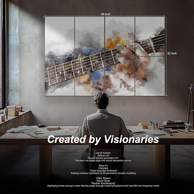 Mollywell Art Acoustic Panels, Sound Proofing, Wall Decoration, Suitable - Image 2
