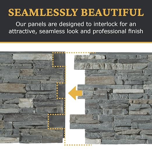 AZ Faux High-Density Polyurethane Faux Stone Wall Covering Panels - Image 8