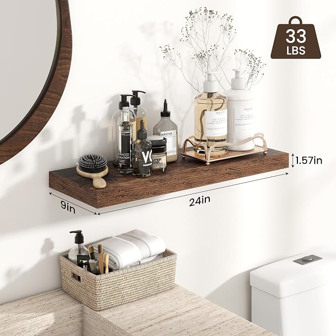 Heimlove 24 inch Floating Shelves - Image 3