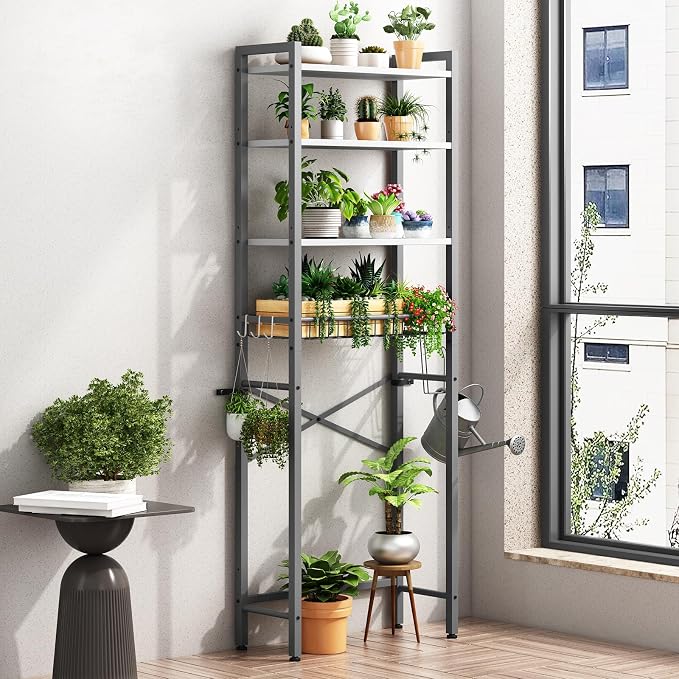 Kalrin Over-The-Toilet Storage Rack, 4-Tier Bathroom Organizer Shelf Over Toilet - Image 7