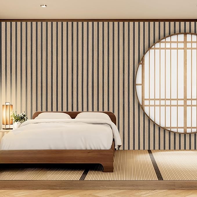 Wood Slat Wallpaper Peel and Stick - Image 5