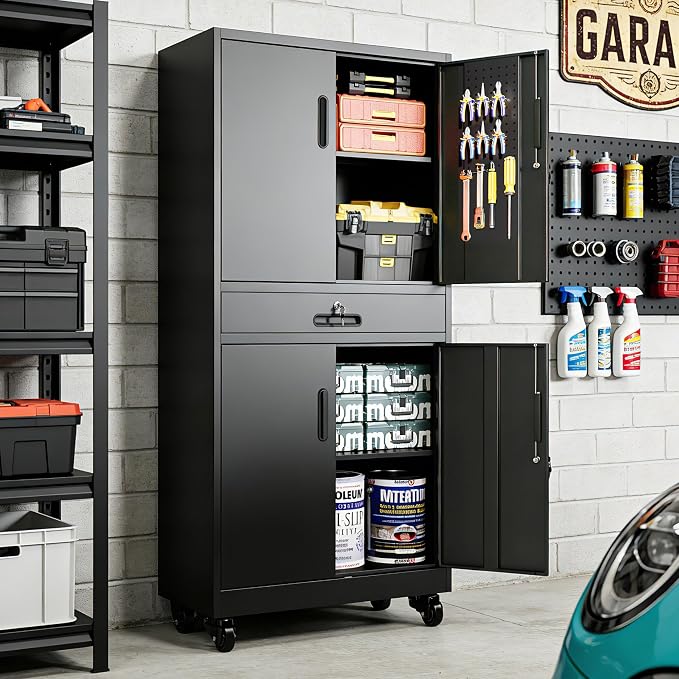 Metal Garage Storage Cabinet - Image 7