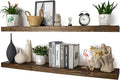 Floating Shelves 48 inch Long 8 "deep Set of 2, Heavy Duty Wood Wall Mounted by xwne