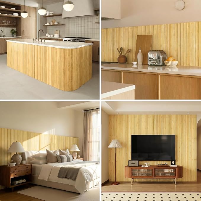 Bamboo Wall Panel, Peel and Stick wall Panels, paneles decorativos para pared - Image 5
