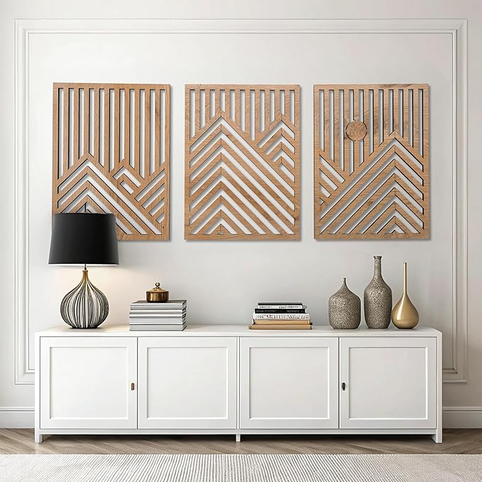 qmmp Modern Wooden Wall Sculptures by qmmp