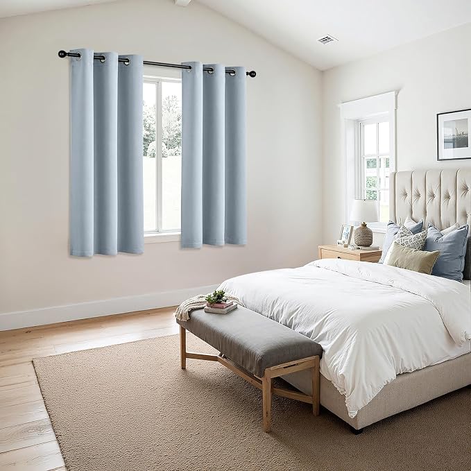 MIULEE Blackout Curtains for Bedroom Living Room 2 Panels, Thermal Insulated - Image 6