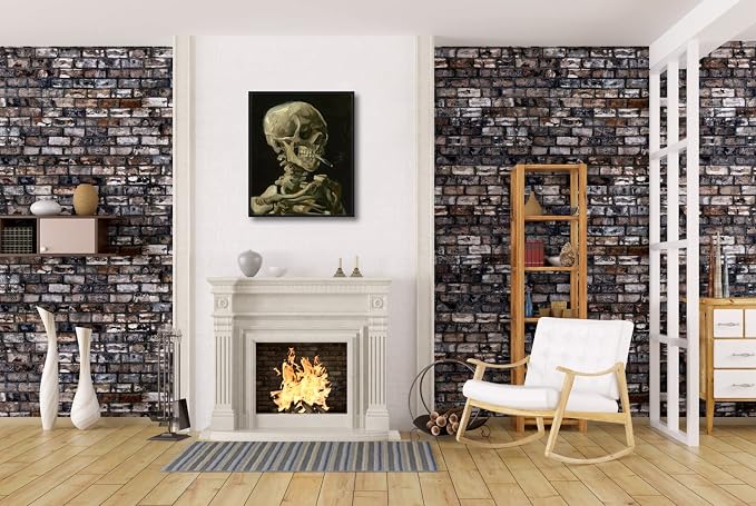 Wieco Art Framed Art Skull of a Skeleton - Image 3
