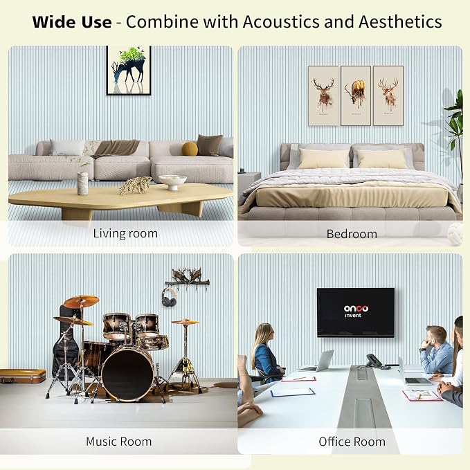 Acoustic Panels, 5 Pack Sound Panels Noise Reducing - Image 5