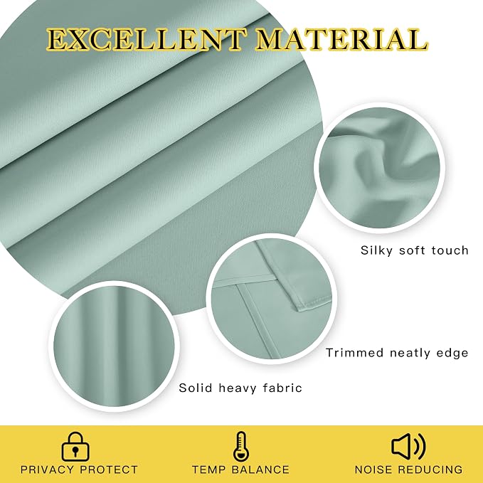 NICETOWN Window Treatment Sliding Door Curtain - Image 3