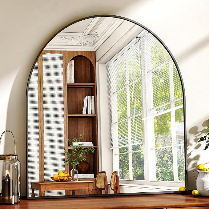 XRAMFY 31"x32" Arched Wall Mirror - Image 2
