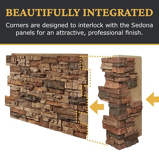 AZ Faux High-Density Polyurethane Faux Stone Interlocking Outside Corner - Image 7