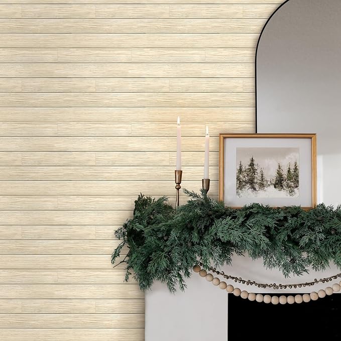 COMSTICKC Peel and Stick Faux Wood Wall Sticker Wall Panels, Ultra-Light Thin - Image 6