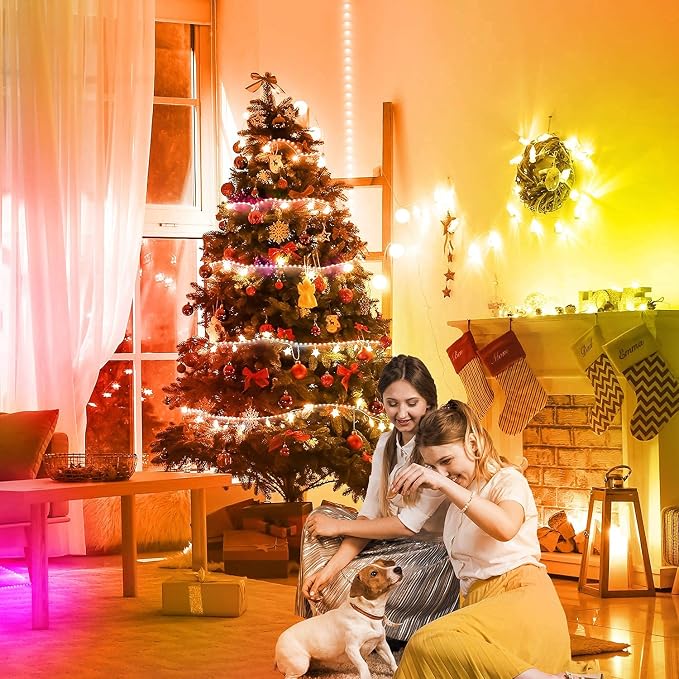 DAYBETTER Led Lights for Bedroom, 32.8ft Led Strip Lights RGB Color Changing - Image 5