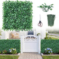 CEWOR 10"x10" Artificial Grass Wall Panels, UV Resistant & Anti-Fade Greenery by CEWOR