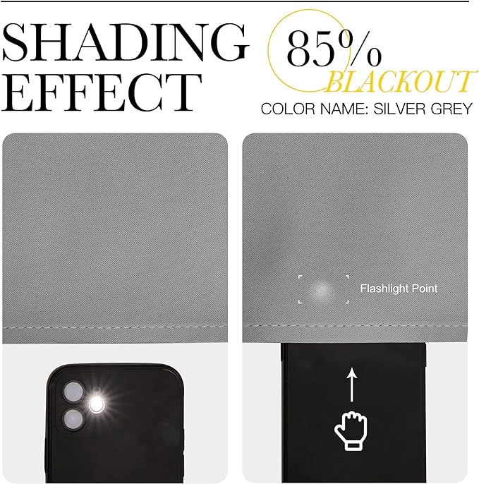 NICETOWN Short Curtains for Small Window - Image 5