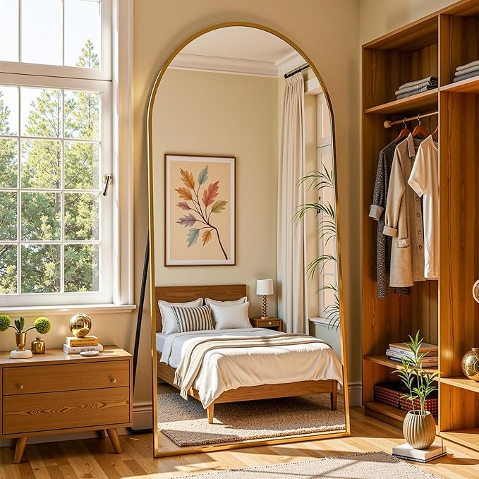 Full Length Mirror, Oversized Floor Mirrors, Leaning Free Standing Mirrors - Image 2