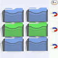 Gawerk Mesh Hanging Wall File Holders, Metal Vertical Wall Basket Mail Organizer by Gawerk