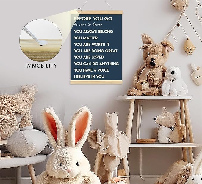 Mental Health Positive Affirmations Inspirational Wall Art Decor, Therapist - Image 5
