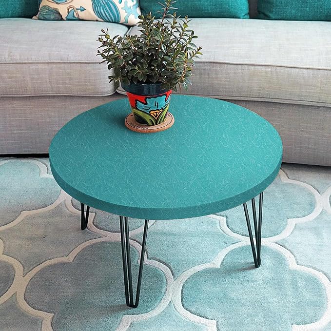 Teal Peel and Stick Self Adhesive Wallpaper - Image 7