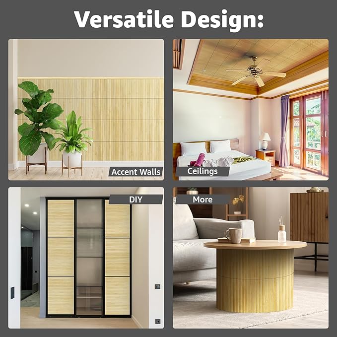Art3d Natural Bamboo Wall Panel - Image 3