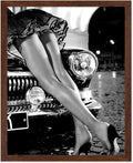 Poster Master Sexy Legs on Classic Car Poster by PosterMaster