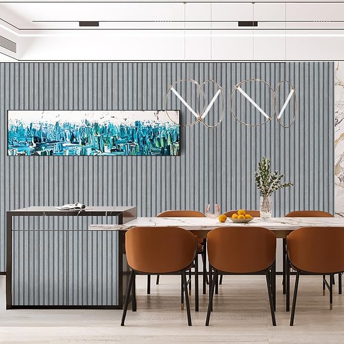 Gray Wood Slat Wallpaper - Image 4