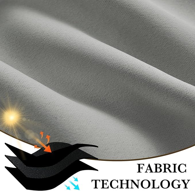 RYB HOME 100% Blackout Short Curtains - Image 7