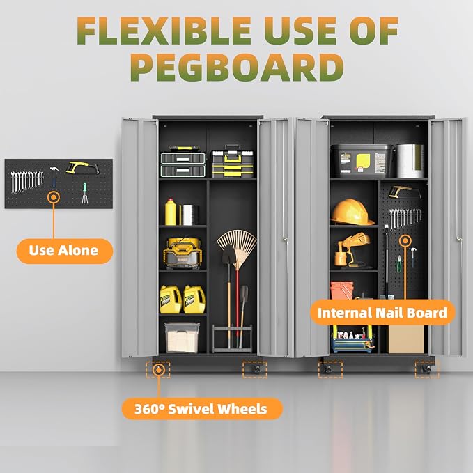 Metal Garage Storage Cabinet - Image 5