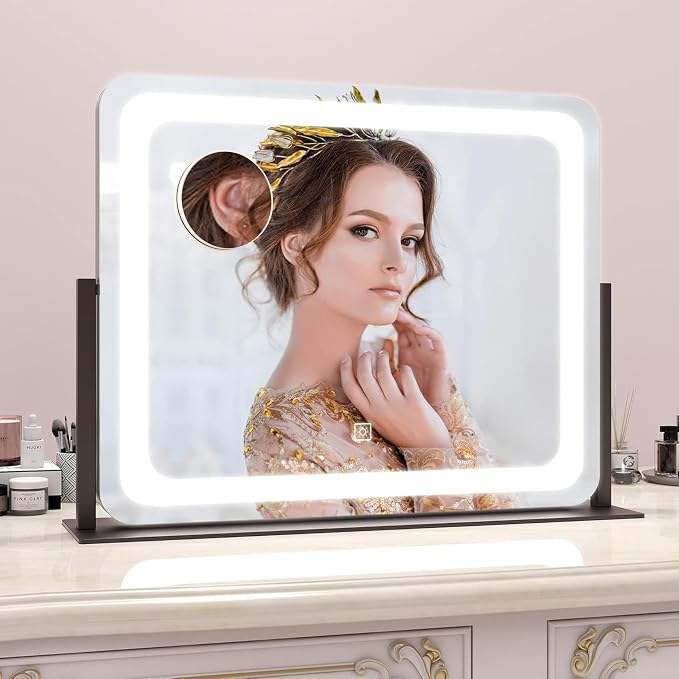 ROLOVE 22x17 Inch Lighted Vanity Mirror - Image 7