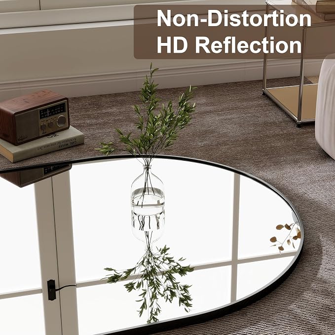 GLSLAND-77 x38 Arched Full Length Mirror - Image 4