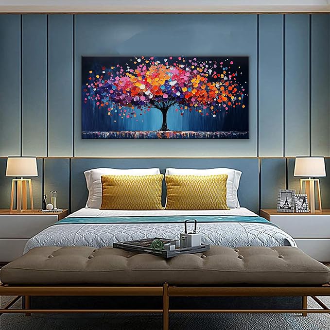 Suconvng Canvas Art Wall Decor Abstract Tree Wall Art - Image 5
