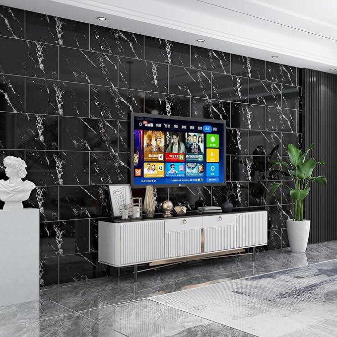 Haimin Wall Panels Peel and Stick 10 Pieces 23.6x11.8in Lightweight Backsplash - Image 2