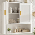 INNOD Bathroom Wall Cabinet, Wall-Mounted Medicine Cabinet by INNODToddlerTower