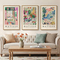 Framed Abstract Matisse Wall Art by Cuspin