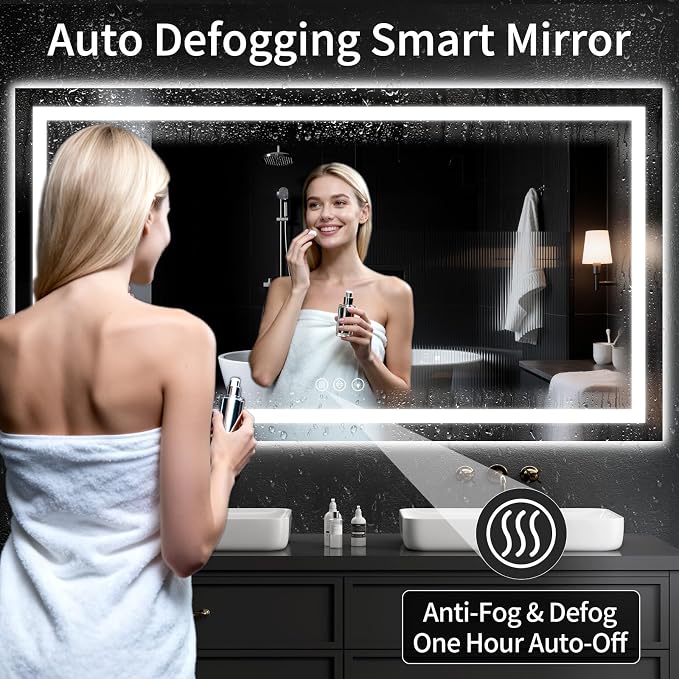 LED Bathroom Mirrors 36"x60" Bathroom Mirror - Image 3