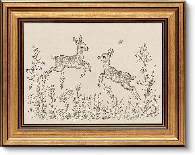 VIYYIEA Vintage Gold Framed Wall Art by VIYYIEAART