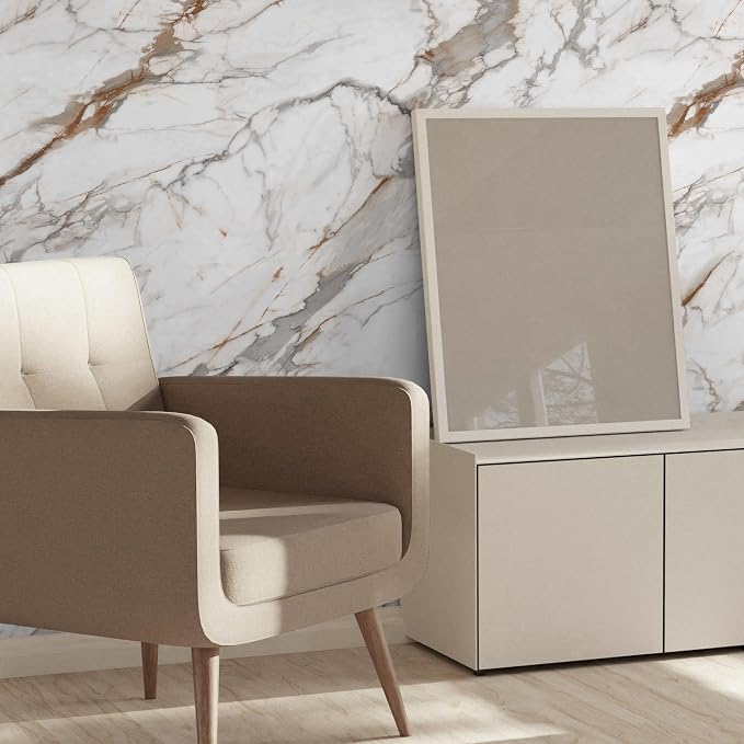Marble Peel and Stick Waterproof Wall Paneling, Covers 38.75 Sq. Ft. - Image 7