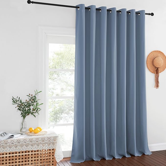 NICETOWN Stone Blue Blackout Curtains by NICETOWN