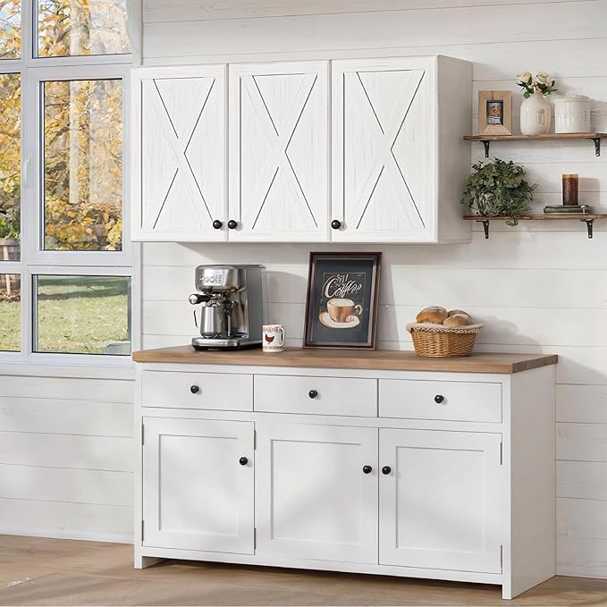 Furnaza Farmhouse Large Wall Cabinets - Image 7
