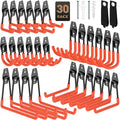30 Pack Garage Hooks, Heavy Duty Steel Wall Mount Utility Hangers by YouthZeal