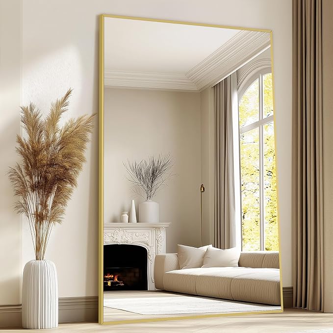 Oversized Standing Mirror Full Length, Hanging or Wall Mounted, Full Body Mirror - Image 2